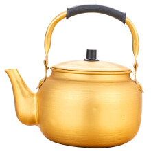Aluminum Tea Kettle Small Stovetop Water Boiler Fast Heating AntiScald Handle for Gas and Induction