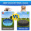 63 Inch Waterproof Dog Pool Cover with Adjustable Drawstring, Foldable Pet Pool Protector Black 3