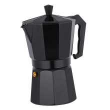 Stovetop Espresso Maker Aluminum Moka Pot for Induction with Ergonomic Handle Easy to Clean