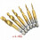 Screw Tapping Tool with HSS Construction, Titanium Coated Combination Drill and Tap Bit for Metric Threads, Self-centering Design Ensures Precision, 5