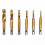 Screw Tapping Tool with HSS Construction, Titanium Coated Combination Drill and Tap Bit for Metric Threads, Self-centering Design Ensures Precision, 3