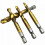 Screw Tapping Tool with HSS Construction, Titanium Coated Combination Drill and Tap Bit for Metric Threads, Self-centering Design Ensures Precision, 6
