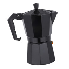 Stovetop Espresso Maker Aluminum Moka Pot with Safety Valve for Induction and Gas Stoves