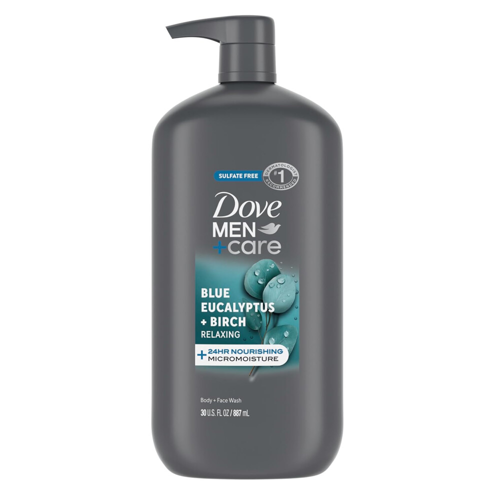 Dove Men + Blue Dove Men+Care Eucalyptus+Birch Body+Face Wash