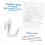20Pack JShape Pegboard Hooks White Heavy Duty Pegboard Accessories for Garage Kitchen Craft 5