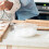 Embossed Wooden Rolling Pin with Music Note Design for Baking Cookies Pastry, Solid Wood Handle 5
