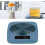 Coffee Mug Warmer with Smart Temperature Control, USB Powered Tea Cup Heater, Waterproof Blue 5