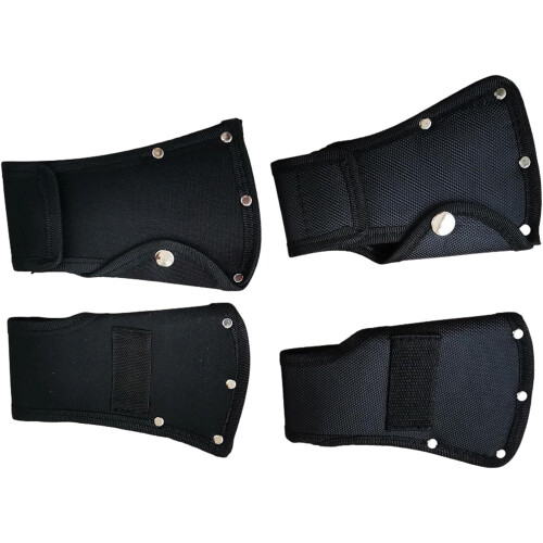 Leather Axe Sheath with Safety Blade Protection and Belt Loop for Camping Hatchet 2