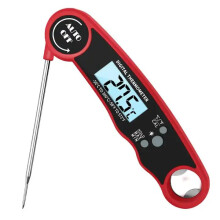 Instant Read Waterproof Meat Thermometer Ultra Fast Digital Food Thermometer with Backlight for Cooking BBQ and Grill