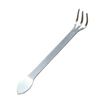 Bonsai Root Rake 3Prong Stainless Steel Gardening Tool for Precise Soil Loosening 21cm Rustproof