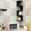 5 Tier Floating Corner Shelves Storage Display Shelf Units Wall Mount 11