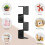 5 Tier Floating Corner Shelves Storage Display Shelf Units Wall Mount 10