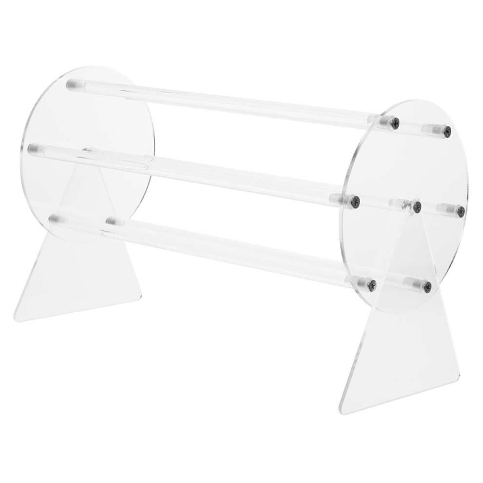Hair Clip Organizer Acrylic Claw Clip Holder with Stable Weighted Base Clear SpaceSaving Display