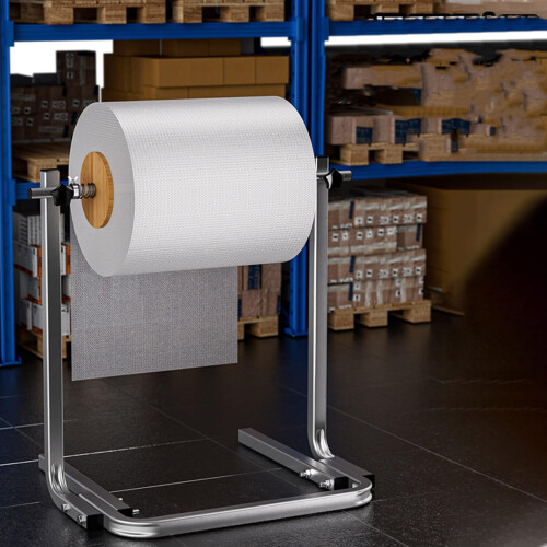 Adjustable Bubble Wrap Dispenser Stand for Packing and  with Durable SpaceSaving Frame 1