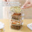 Spice Storage Container with Airtight SideLocking Lid, Clear 5Compartment Stackable Organizer for Kitchen Herbs and Snacks 3