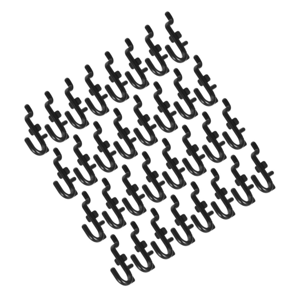 50 Pcs Plastic Pegboard Hooks And J Hooks Heavy Duty For Garage And Workshop Tool Storage 9070919255298
