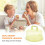 Cake Carrier with Secure Locking Lid and Handle, Clear Plastic Dome Cake Storage Container Green Ref: 3740 4