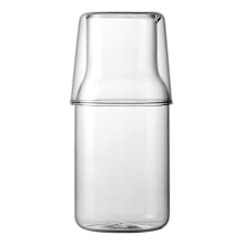 Pour Over Coffee Maker Set, Borosilicate Glass, Manual Drip Pot with Cups, Heat Resistant, 725ml 325ml