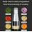 Stainless Steel Garlic Press Chopper with Spring Design, Rustproof Blades, Easy Clean Mini Size 2