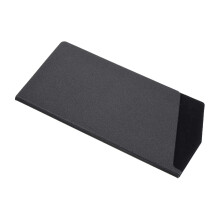 Knife Edge Guard for 7 Inch Cleaver with ABS Sheath, Velvet Lined Blade Protection, Black