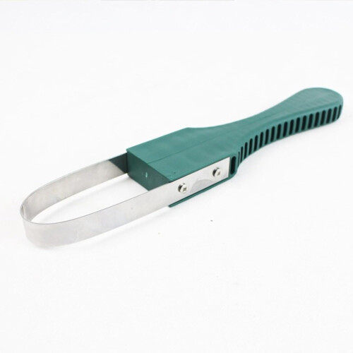 Weeding Tool with Ergonomic Plastic Handle, Durable Garden Weeder for Deep Root Removal, Brick Red 1