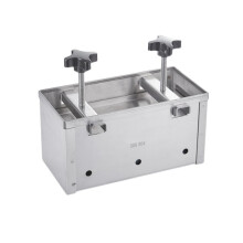 Meat Press Stainless Steel 1KG Square Mold Box with Double Screw Compression and Juice Leak Prevention