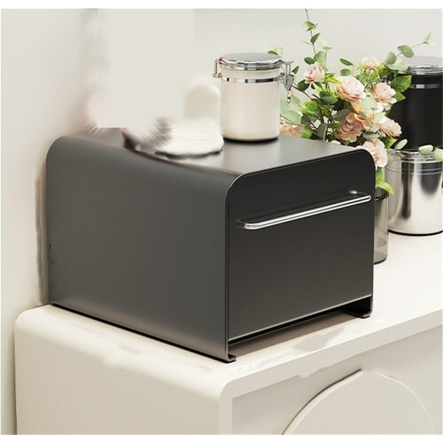 Coffee Cup Storage Rack SpaceSaving Vertical Metal Kitchen Countertop Organizer Black