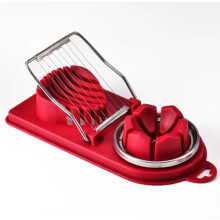 Egg Slicer Stainless Steel Dual Slicing Modes for Boiled Eggs Cheese and Fruits Kitchen Tool