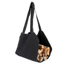 Firewood Log Carrier Tote Bag, Large Capacity Waterproof Canvas with Reinforced Handles for Indoor Outdoor Use