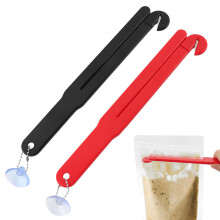Stainless Steel Food Bag Opener and Pouch Squeezer with Safety Blade for Sauces and Juices, 2Pack