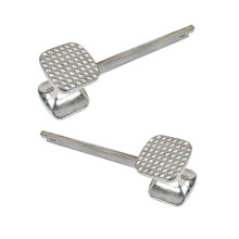2 pcs Heavy Duty Meat Tenderizer Hammer Dual Sided Mallet for Steak Chicken and Fish with Ergonomic Grip