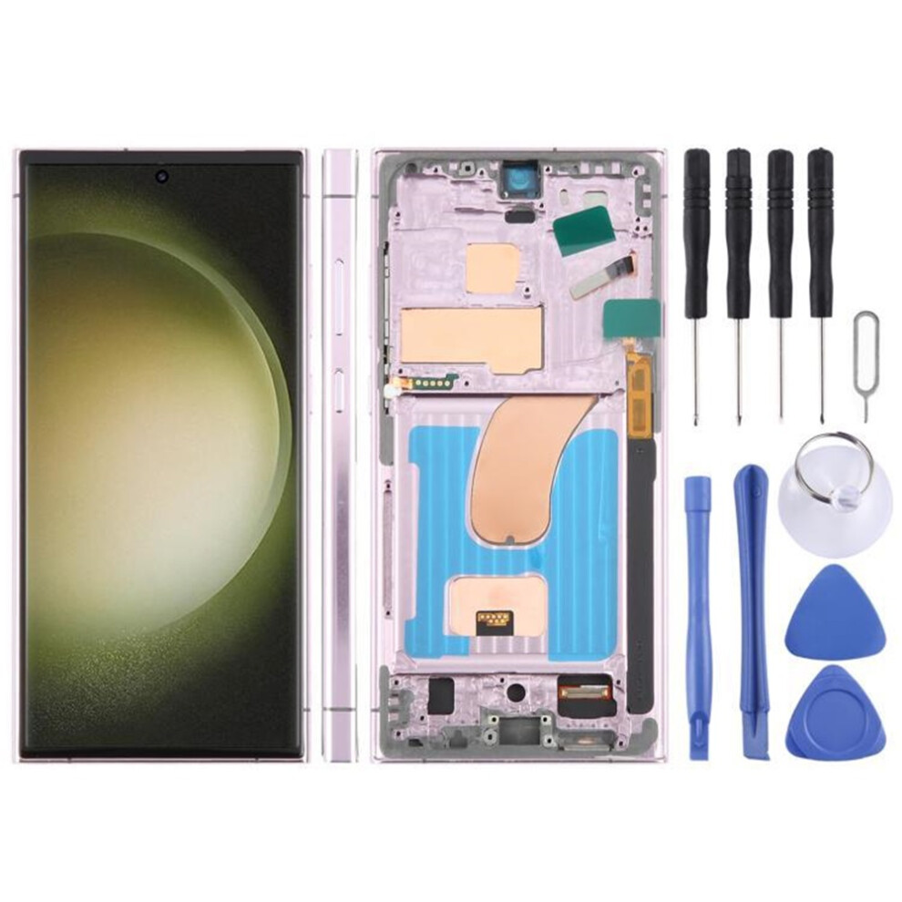 (Purple) For Galaxy S23 Ultra 6.72 Inch Tft Lcd With Frame Purple 6931449732471