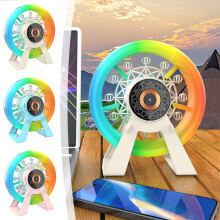 Jacenvly New Home Decor Clearance Ferris Wheel Wireless Fast Charging Bluetooth Speaker Home Desktop Decorations Halloween Decor Party Supplies A
