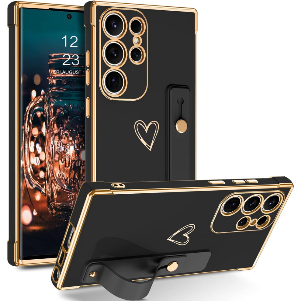 Galaxy S23 Ultra Case, Phone Case Compatible With Samsung S23 Ultra 6.8", Slim Thin Shockproof Kickstand Protective Soft Tpu 9377112316024