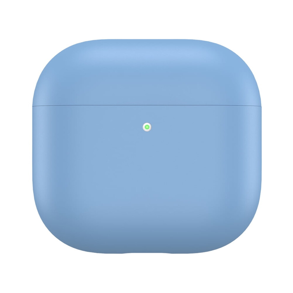 Jixopn Silicone Case For Compatible With Airpods 4 (2024) Earphone Cover Protective Case( Blue) Light/Blue 9377112316628