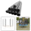 CASA 12 pcs Trampoline Post Foam Protector, Trampoline Padding Replacement, Trampoline Protective Foam Protector 4
