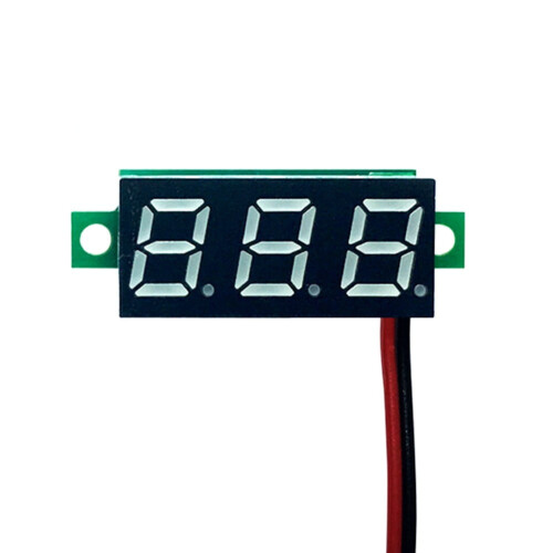 Mosiee 0.28-inch LED Minimun Digital Voltmeter DC2.5-40V reverse connection protection 1