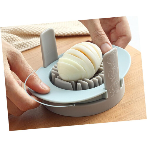 Stainless Steel Stackable Egg Slicer for Hard Boiled Eggs Fruits and Vegetables Kitchen Tool 2