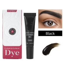 (Black) Henna Eyebrow Eyelash Tint Lasting Brow Dye Cream Kit Professional Iconsign Set