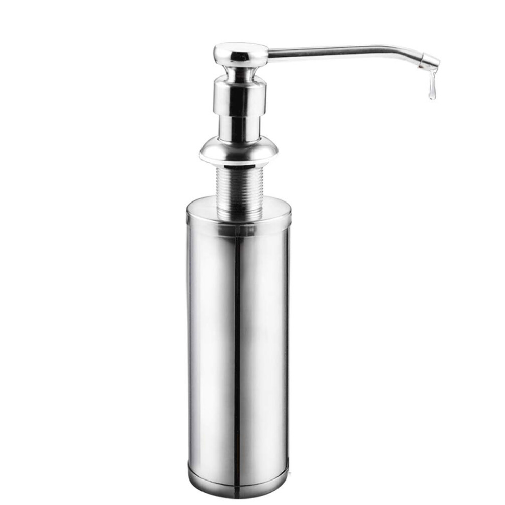 Kitchen Sink Soap Dispenser Built In 304 Stainless Steel 240Ml Smooth Pump For Liquid Soap 9113335201156
