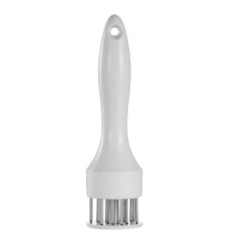 Meat Tenderizer with 21 Stainless Steel Blades, Spring Loaded Steak Tenderizer for Beef Pork Chicken