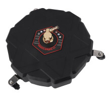 13 Inch Pressure Washer Surface Cleaner with Wheels, 1/4 Inch Quick Connect, 2 Extension Wands for Patio and Driveway