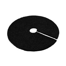 36 Inch Rubber Mulch Tree Ring Espresso Black, Weather Resistant EcoFriendly No Maintenance Border