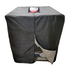 IBC Tote Cover 1000L Outdoor Waterproof UV Protection Oxford Cloth Water Tank Cover with Zipper