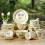 Ceramic Dinnerware Set Microwave Dishwasher Safe Minimalist Rice Bowls Scratch Resistant 5