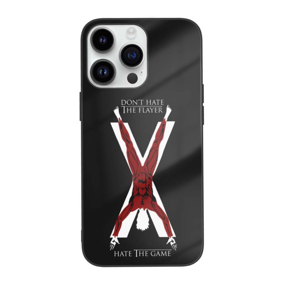 Compatible With Apple Compatible With Iphone 14Pro Case 14Promax Printed Glass Case Game Of Thrones House Bolton 9377112320182
