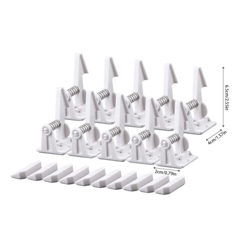 14pcs Protective Lock Kids Safety Lock New Spring Lock for Children