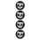 4pcs Thumb Grips Multipurpose Replacement Silicone Thumb Grip Caps for PS5 Controller Black 2