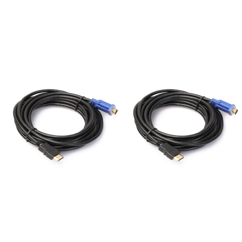 10 M DisplayPort to Adapter Computer Cables Gold Male VGA Head