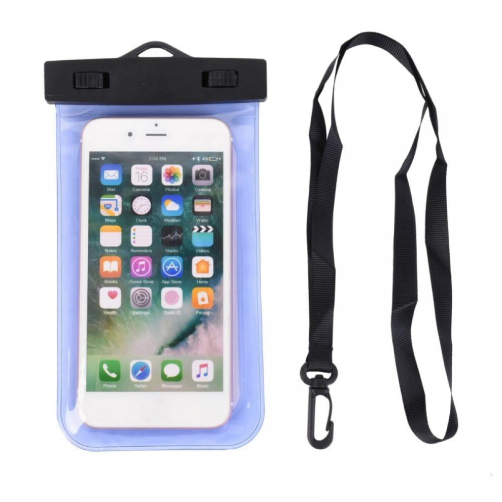 Floating Waterproof Phone Pouch Holder, Floatable Dry Bag With Lanyard Armband Compatible With Iphone Under 5.9", For Beach/Diving/Surfing/Skiing 9377112324074